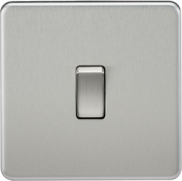 20A 1G DP Switch - Brushed Chrome