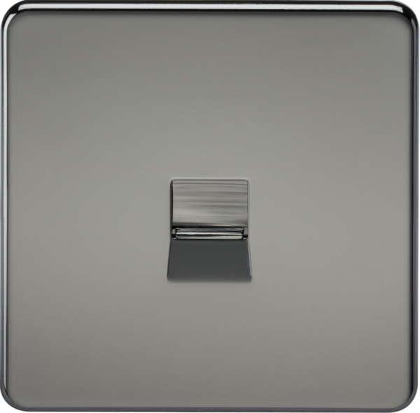 Telephone Master Socket - Black Nickel