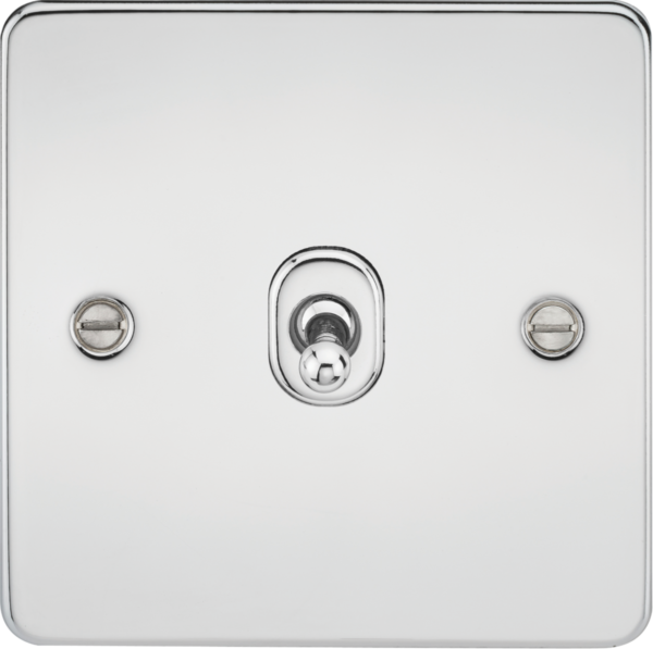 10AX 1G 2-way Toggle Switch - Polished Chrome