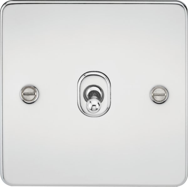10AX 1G Intermediate Toggle Switch - Polished Chrome