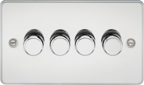 4G 2-way 60-400W Leading Edge Dimmer - Polished Chrome