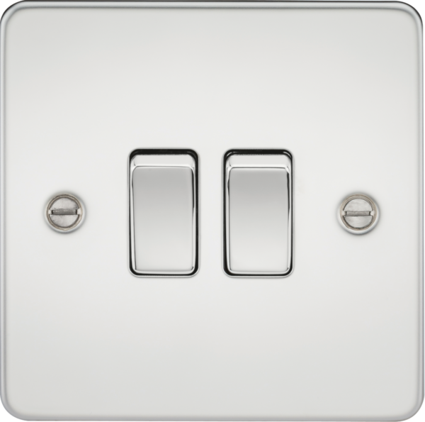 10AX 2G 2-way Switch - Polished Chrome
