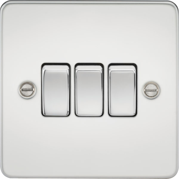 10AX 3G 2-way Switch - Polished Chrome