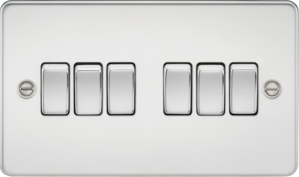 10AX 6G 2-way Switch - Polished Chrome