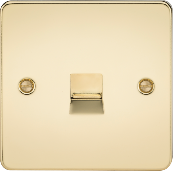 Telephone Master Outlet - Polished Brass