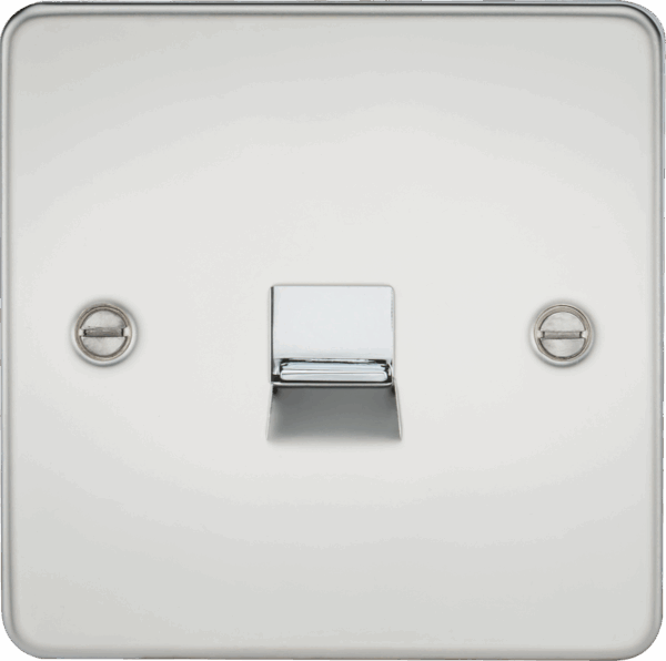 Telephone Extension Outlet - Polished Chrome