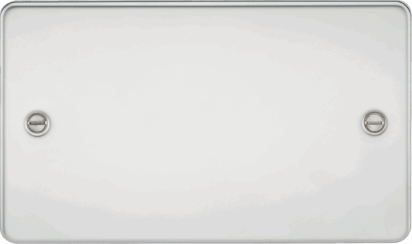 2G Blanking Plate - Polsiehd Chrome