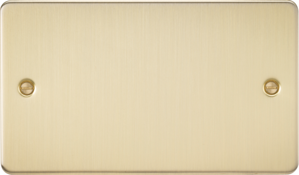2G Blanking Plate - Brushed Brass