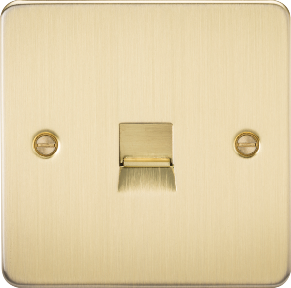 Telephone Master Outlet - Brushed Brass