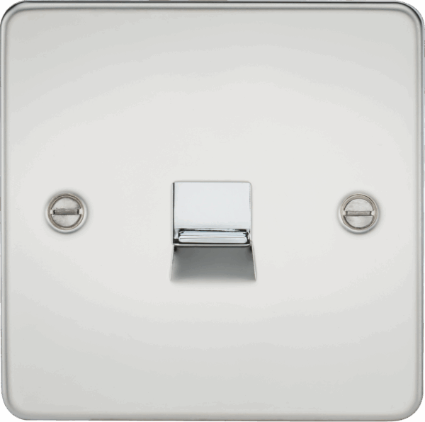Telephone Master Outlet - Polished Chrome