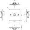 10AX 1G Intermediate Toggle Switch - Polished Chrome - Image 2