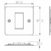 1G Modular Faceplate - Gunmetal - Image 2