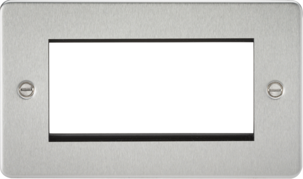 4G Modular Faceplate - Brushed Chrome