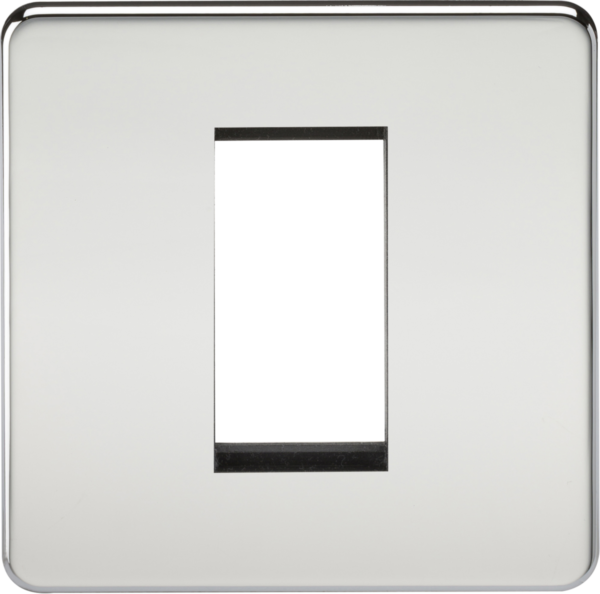 1G Modular Faceplate - Polished Chrome