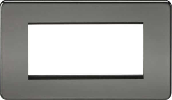 4G Modular Faceplate - Black Nickel