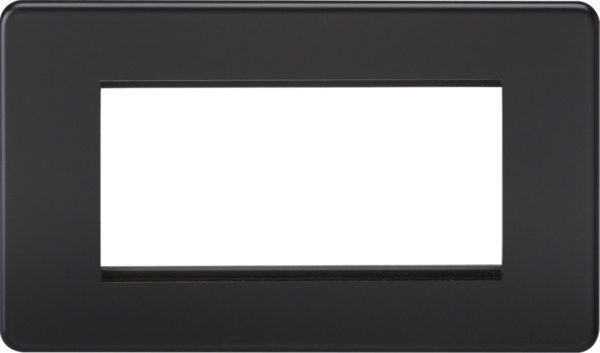 4G Modular Faceplate - Matt Black