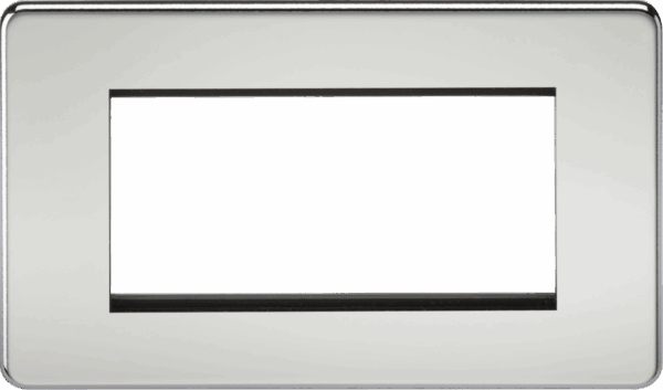4G Modular Faceplate - Polished Chrome