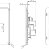 5A Unswitched Socket - Brushed Chrome with Black Insert - Image 2
