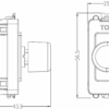 2-way 10-150W (5-150W LED) Intelligent Dimmer - Polished Chrome - Image 2