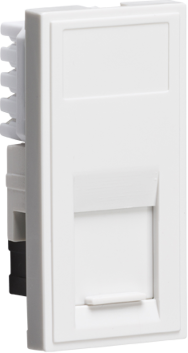 UTP CAT6 RJ45 Outlet Module 25 x 50mm - White