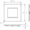 2G Modular Faceplate - Matt White - Image 2