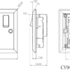 13A 1G Switched Socket Dual USB Charger Slots with White Insert - Bevelled Edge Polished Chrome - Image 2