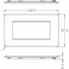 4G Modular Faceplate - Polished Chrome - Image 2