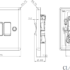 10AX 3G 2-way Switch - Brushed Chrome - Image 2