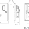 13A 1G DP Switched Socket - Brushed Chrome with Black Insert - Image 2