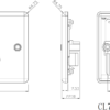Telephone Extension Outlet - Brushed Chrome - Image 2