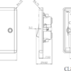 45A DP Switch with Neon (1G size)  - Brushed Chrome - Image 2