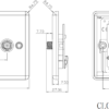 TV & SAT TV Outlet (isolated) - Brushed Chrome - Image 2