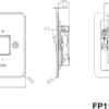 10AX Fan Isolator Switch - Polished Brass - Image 2