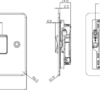 10AX 4G 2-way Switch - Brushed Brass - Image 2