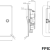 20A 1G DP Switch with Neon - Brushed Chrome - Image 2