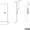1G Blanking Plate - Brushed Chrome - Image 2