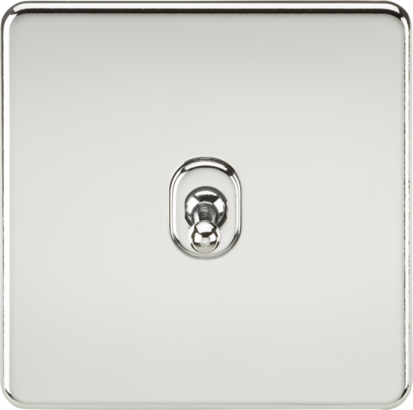 10AX 1G Intermediate Toggle Switch - Polished Chrome
