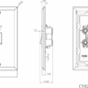 45A DP Switch with Neon (double size) - Bevelled Edge Polished Chrome - Image 2