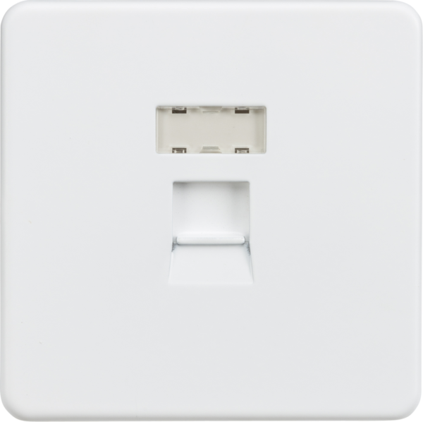 RJ45 Network Outlet - Matt White