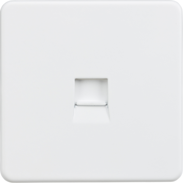 Telephone Extension Socket - Matt White