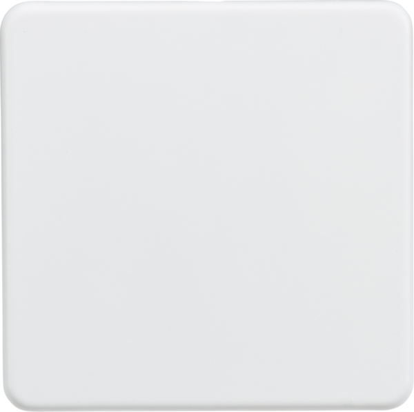 1G Blanking Plate - Matt White