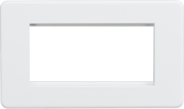 4G Modular Faceplate - Matt White