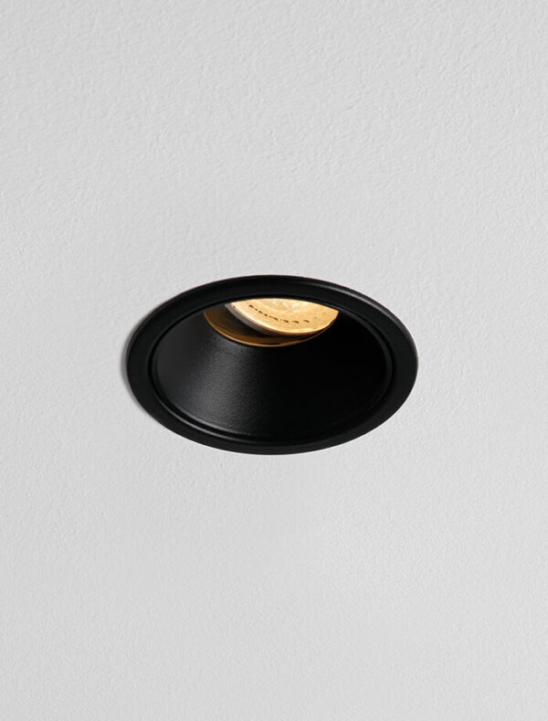 ICON Black GU10 Downlight