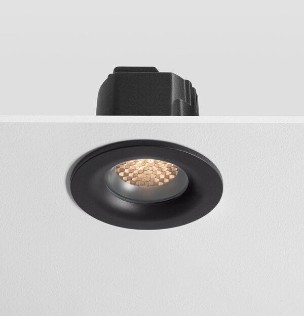 ARC Honeycomb - Downlight Black 0-10v & DALI 12W