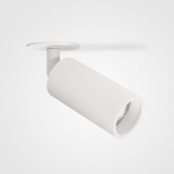 White GU10 Shooter Spot Recessed Mounted