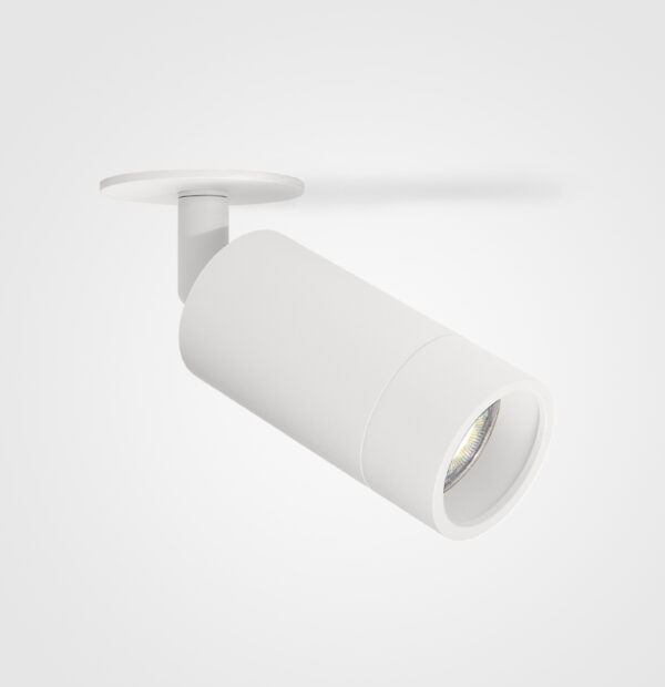 White GU10 Shooter Spot Recessed Mounted