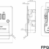 230V Quad USB-A Charger Outlet (5V DC 5.1A shared) - Polished Chrome with Grey Insert - Image 2