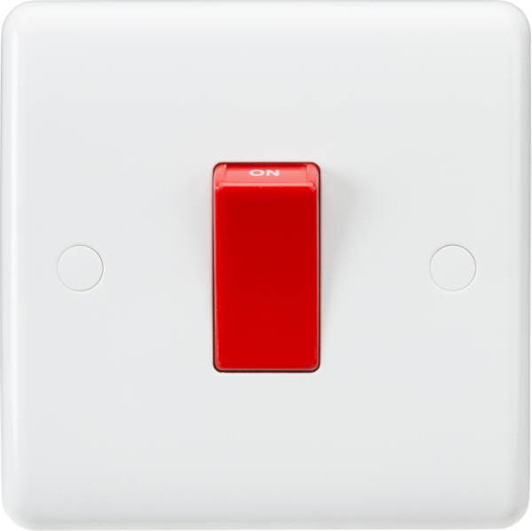 45A DP Switch (1G size) - Red Rocker