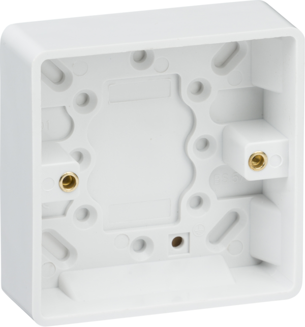 Single 25mm Pattress Box