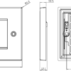 4G Modular Faceplate - Antique Brass - Image 2
